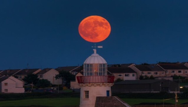 Picture Perfect: Strawberry moon lights up the night sky Picture Perfect: Strawberry moon lights up the night sky