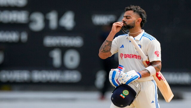 Watch: Virat Kohli brings up 29th Test ton with boundary on Day 2 of 2nd India-West Indies Test