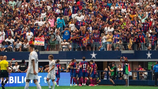 Barcelona vs Real Madrid score, result as Ousmane Dembele scores in 3-0 El  Clasico preseason friendly win USA