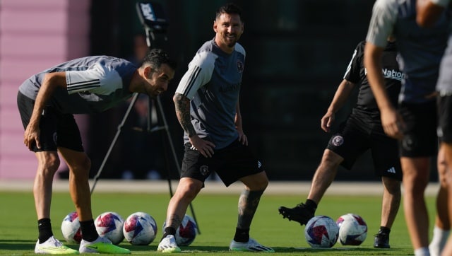 Messi gets down to business in Florida heat