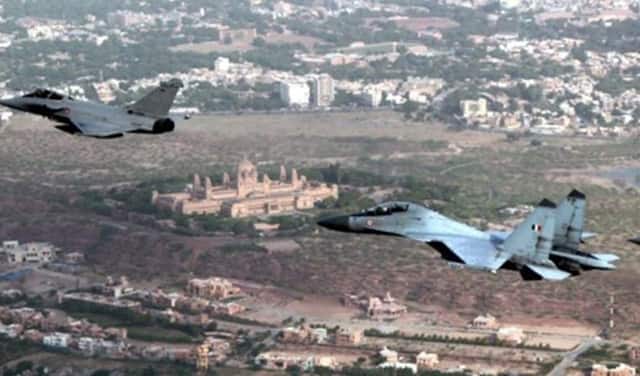 Exercise Garuda. Jodhpur. Image courtesy IAF