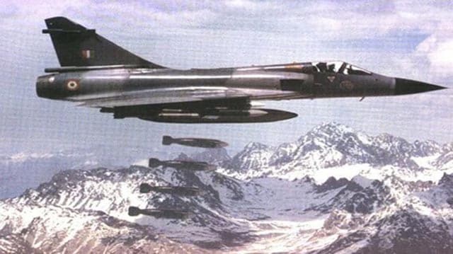 Mirage-2000 over Kargil. Image courtesy IAF