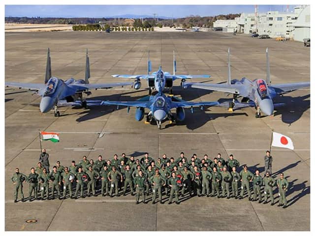 Exercise Veer Guardian 2023. Image courtesy IAF