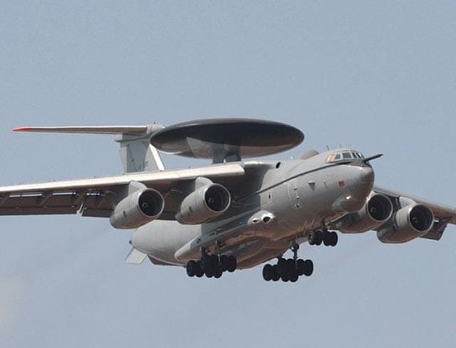 IAF’s A-50I Phalcon AWACS mounted on IL-76. Image courtesy IAF