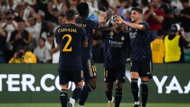 Federico Valverde of Real Madrid during the pre season friendly