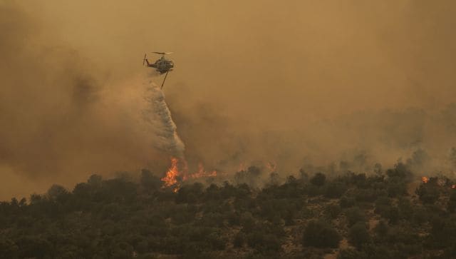 greece forest fire