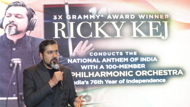 Musical Composer Ricky Kej Performs The Rendition Of National Anthem Of ...