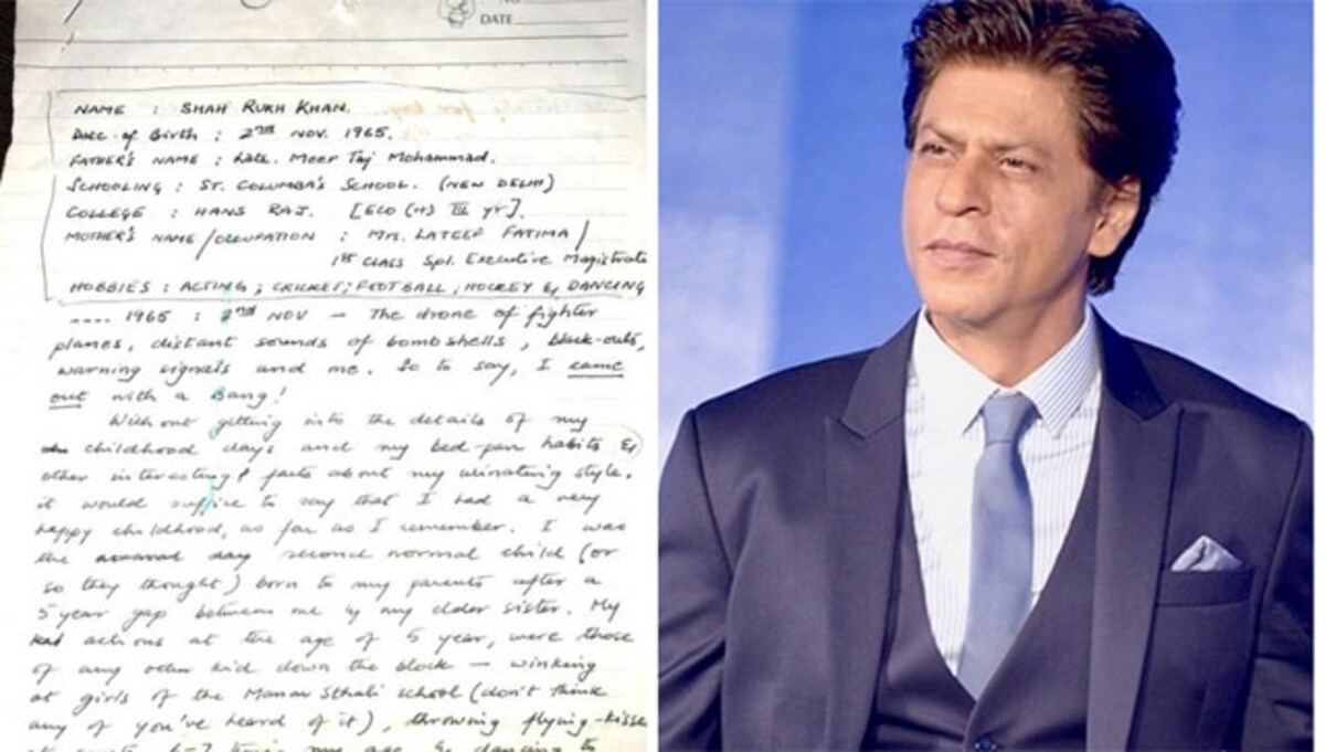 Jawan' star Shah Rukh Khan's old essay from college goes viral on