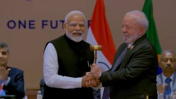 WATCH: PM Modi hands over the gavel of G20 presidency to Brazil's Lula da Silva