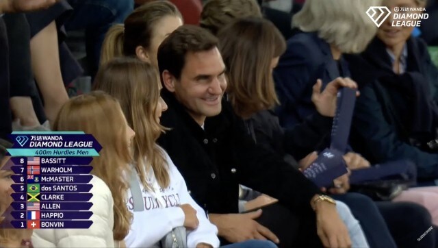 Watch: Roger Federer watches Neeraj Chopra and other athletes at Zurich Diamond League
