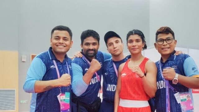 Asian Games 2023: Boxer Nikhat Zareen qualifies for quarterfinals in women's 50kg category; Shiva Thapa, Sanjeet bow out