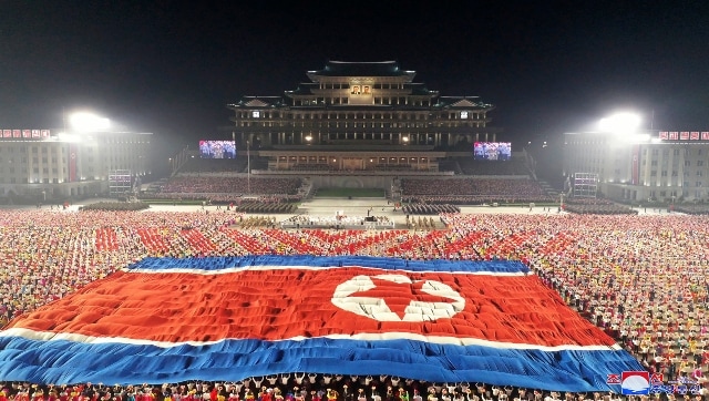 북한 선수단 항저우 방문
