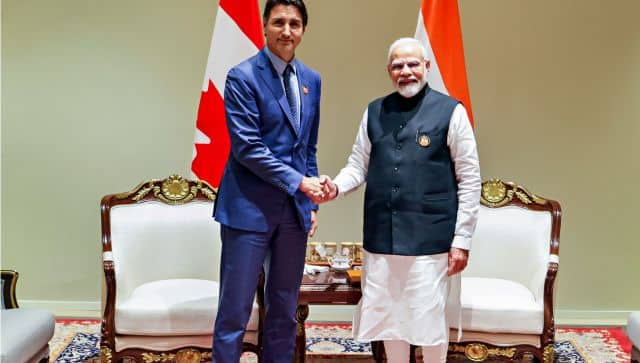 Justin Trudeau with pm modi