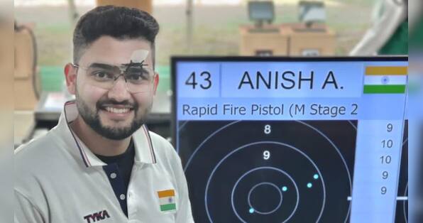 Asian Shooting Championships: Anish Bhanwala clinches Olympic quota with 25m rapid pistol fire bronze