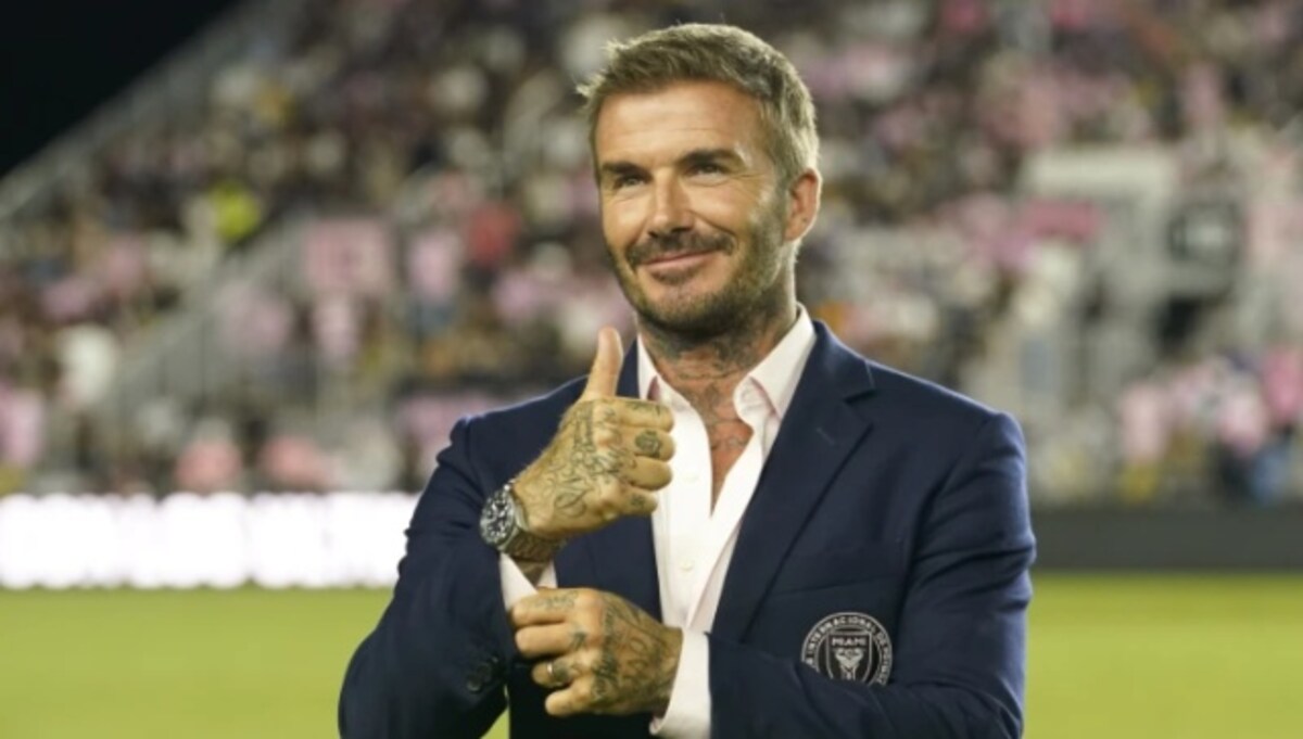 David Beckham touches down in Tokyo after Father's Day at home
