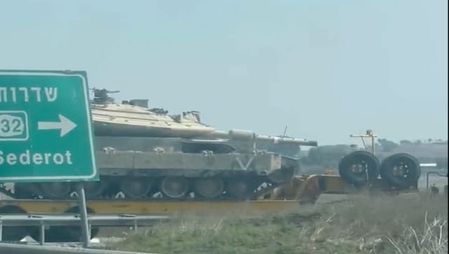 Israel Sends Tanks To Gaza Border, Settlements Near Fence Evacuated