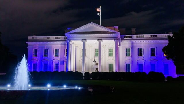 'Stand with Israel': White House lights up in blue and white