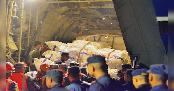 India's second flight carrying 9 tonnes of emergency relief assistance lands in Nepal