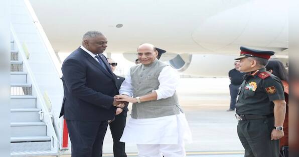 WATCH: US Secretary of Defense Lloyd Austin arrives in Delhi for 2+2 Ministerial Dialogue, receives Guard of Honour