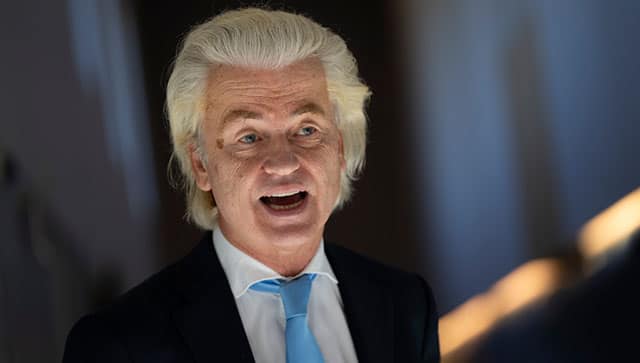Dutch politician Geert Wilders, AP