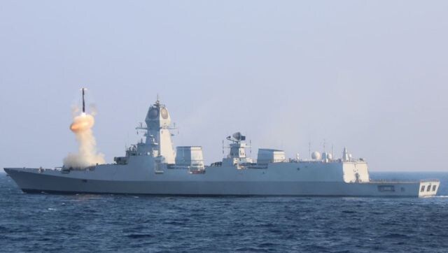 See how the guided missile destroyer Imphal of India hits a "bulls-eye" during its first-ever BrahMos firing.
