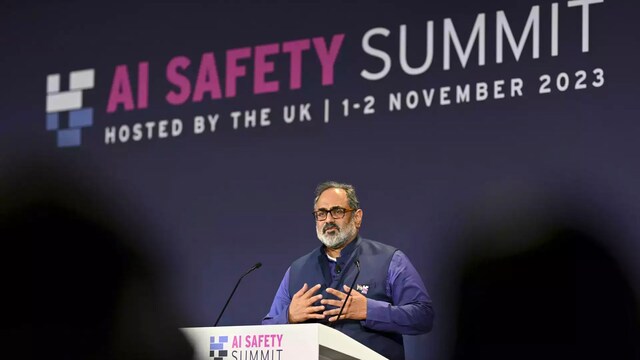 India at UK AI Safety Summit: Can’t let AI spread misinformation, says IT Min Rajeev Chandrasekhar