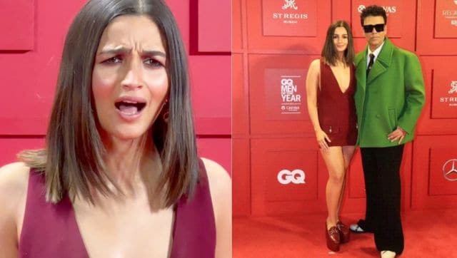 Alia Bhatt Naked Xx - WATCH: Alia Bhatt and Karan Johar reunite at an event, actress 'almost'  gets angry as paparazzi call her 'Aalu'