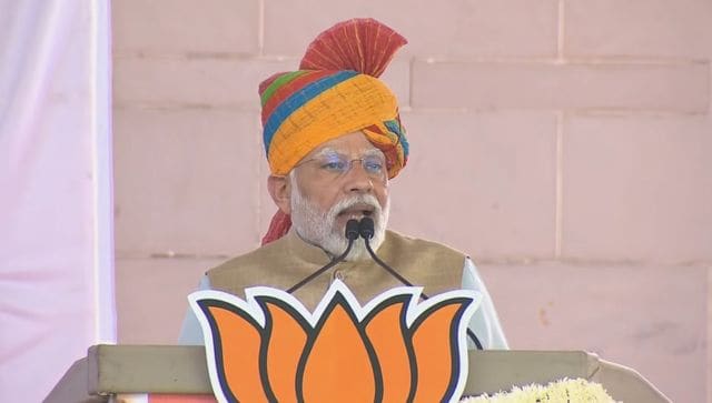 CM's magic fading away with each turning page of red diary: PM Modi in Rajasthan ahead of polls
