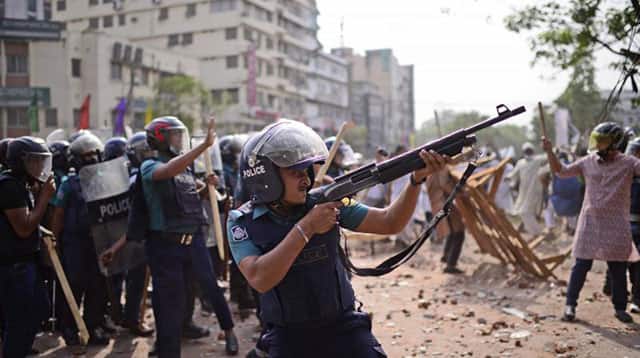 Anti-Hindu riots affected Bangladesh in 2021. AP