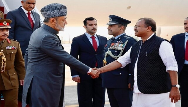 Oman Sultan Haitham bin Tarik lands in India for three-day state visit