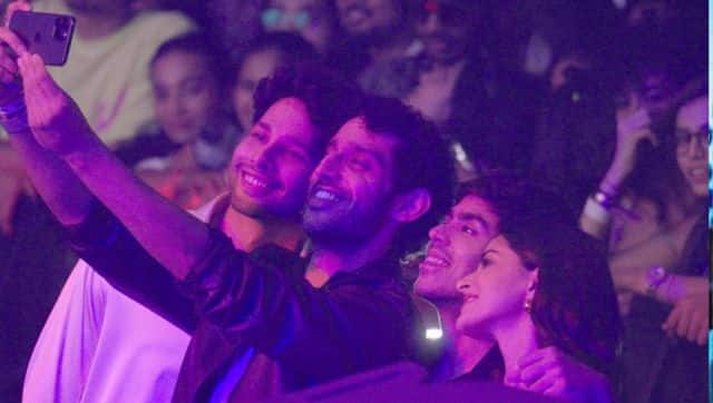 Kho Gaye Hum Kahan Ananya Panday Siddhant Chaturvedi Adarsh Gourav surprise audience at NH7 Weekender