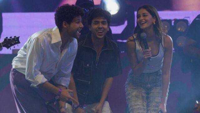 Kho Gaye Hum Kahan Ananya Panday Siddhant Chaturvedi Adarsh Gourav surprise audience at NH7 Weekender