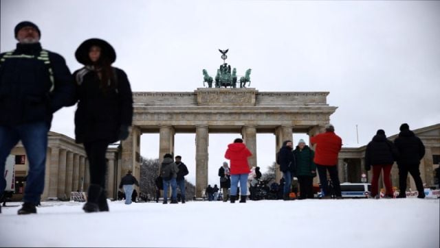 How harsh winter weather has halted travel across Europe