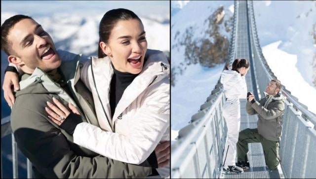 Amy Jackson announces engagement with beau and ‘Gossip Girl’ star Ed Westwick, shares pictures from Switzerland