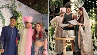 Ira Khan, Nupur Shikhare are married: Groom shocks internet in vest-shorts  look