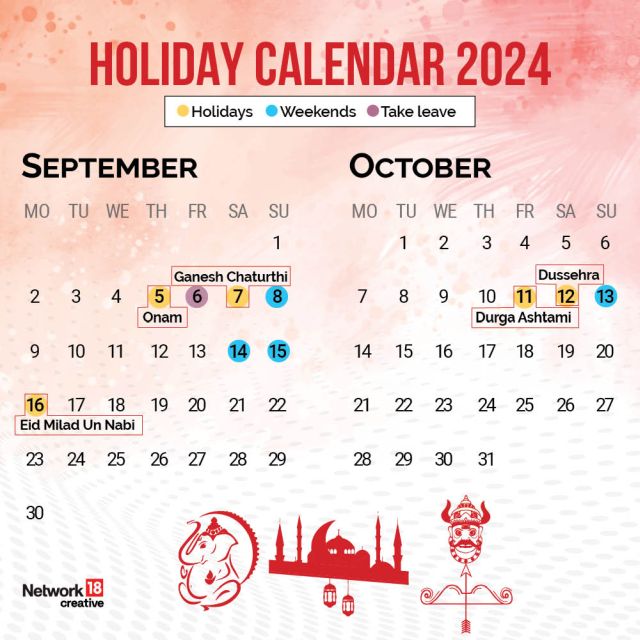 In Graphics | A guide to long weekends in 2024 to get rid of January ...