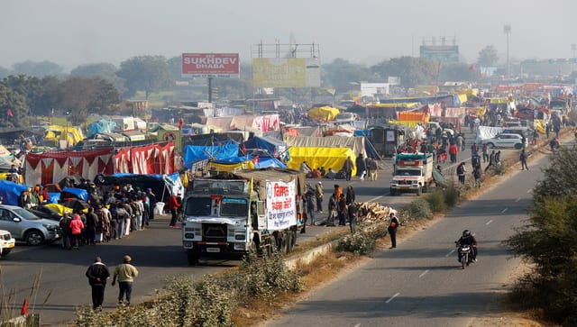 farmers protest