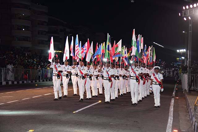 City parade during MILAN 2024. Image courtesy Indian Navy