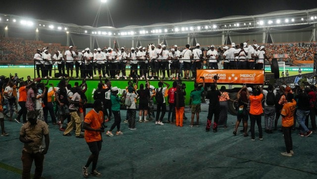 Ivory Coast champions of Africa parade through Abidjan  watch
