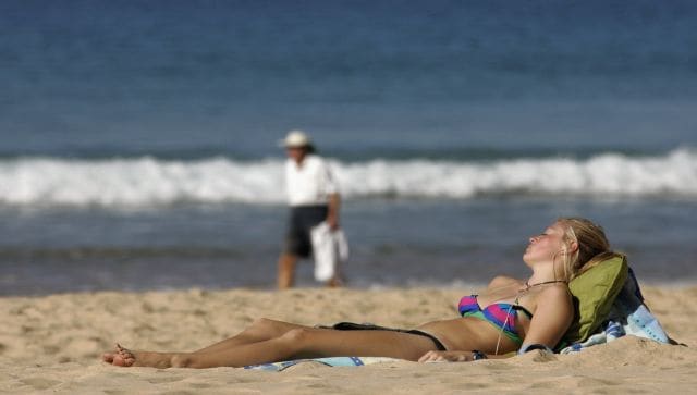 Woman responds to outrage over string bikini at Aussie beach