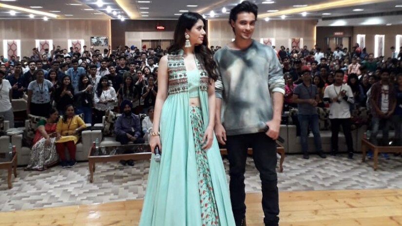 LoveYatri: Aayush Sharma, Warina Hussain visit Ahmedabad, Chandigarh, to promote upcoming Salman Khan production