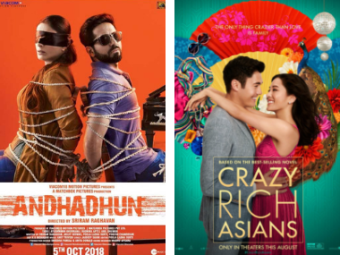 AndhaDhun, LoveYatri, Venom, Crazy Rich Asians, NOTA, 96, Lupt: Know Your Releases AndhaDhun, LoveYatri, Venom, Crazy Rich Asians, NOTA, 96, Lupt: Know Your Releases