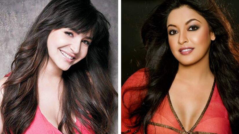 Anushka Sharma (left) and Tanushree Dutta. Image from Facebook