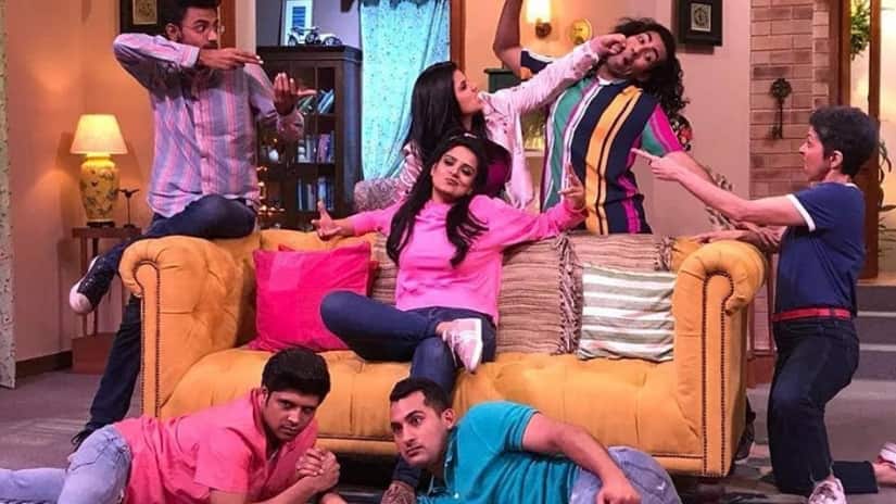 Kaneez Surka with her team on Improv All Stars: Game Night. Image from Facebook