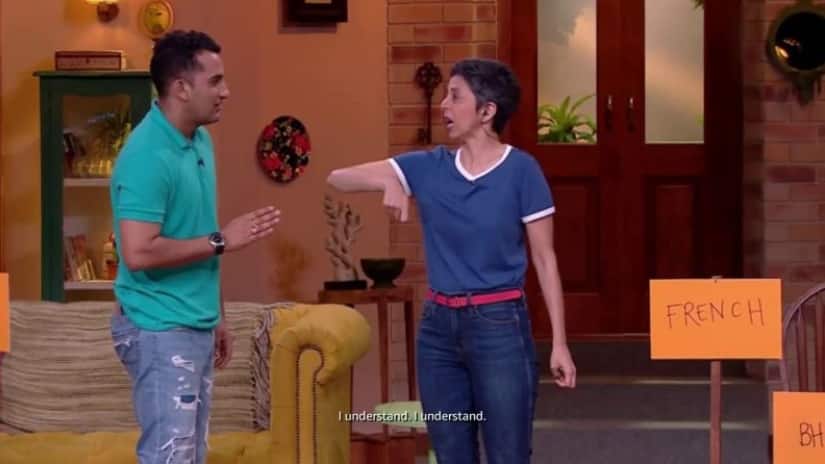 Radhika Vaz (left) and Danish Sait performing an impromptu set. Image from Facebook