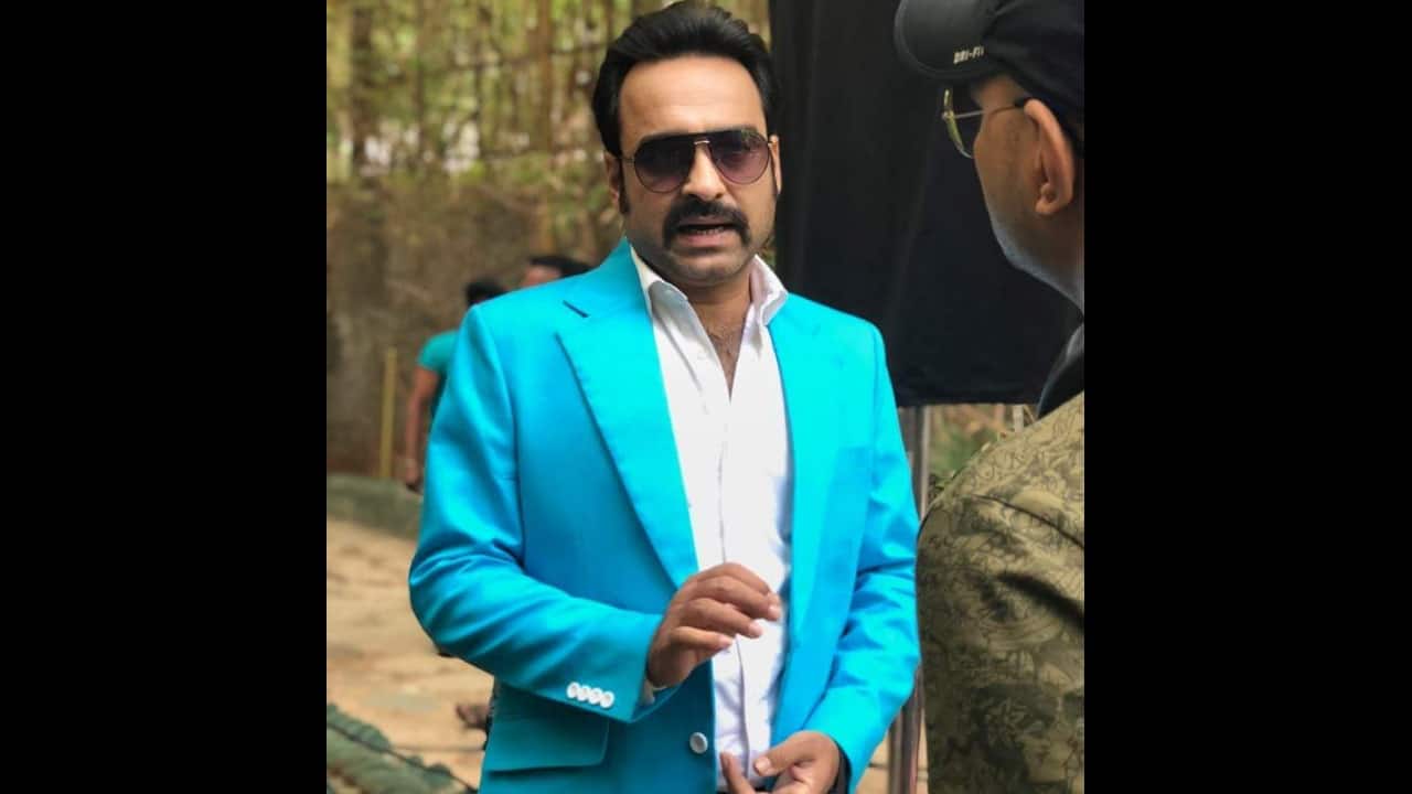 Pankaj Tripathi in a colourful suit