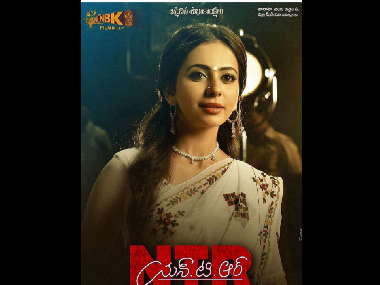 Rakul Preet Singh is a spitting image of late screen legend Sridevi in NTR biopic, Kathanayakudu Rakul Preet Singh is a spitting image of late screen legend Sridevi in NTR biopic, Kathanayakudu
