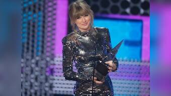 Taylor Swift becomes most decorated female artist in AMA history, urges fans to vote in acceptance speech