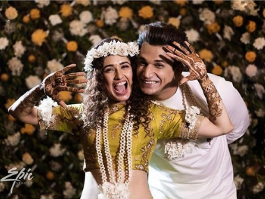 Yuvika Chaudhary, Prince Narula's pre-wedding festivities begin with mehendi, engagement ceremonies Yuvika Chaudhary, Prince Narula's pre-wedding festivities begin with mehendi, engagement ceremonies