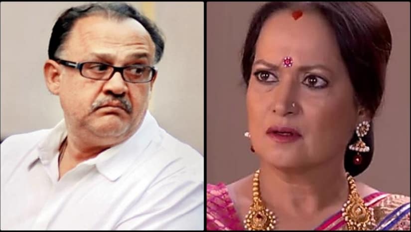 Alok Nath (left) and Himani Shivpuri. Image from Facebook